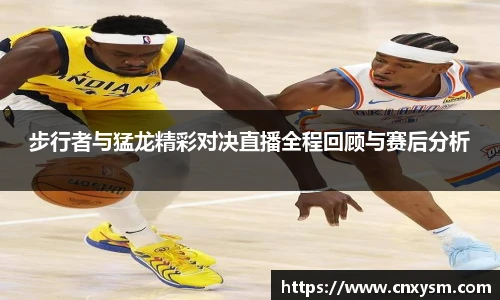 步行者与猛龙精彩对决直播全程回顾与赛后分析